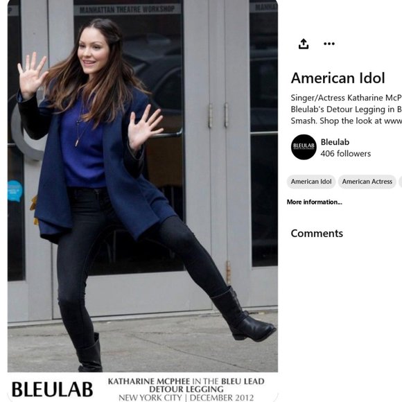 ✨HP✨ BLEULAB Detour Reversible Denim Leggings Size 25 Made In USA - Picture 3 of 16